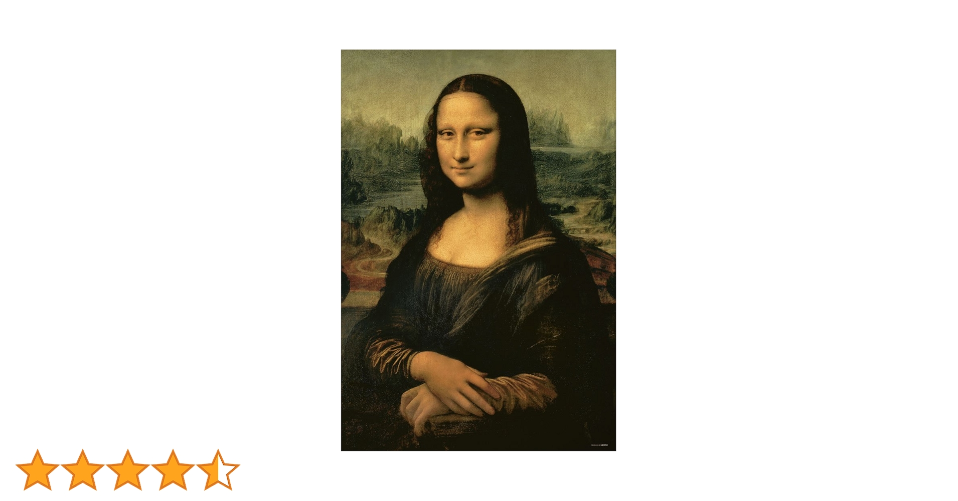 Amazon | 1000ピース ジグソーパズル モナ・リザ実物大(49×72cm Amazon | 1000ピース ジグソーパズル モナ・リザ実物大(49×72cm